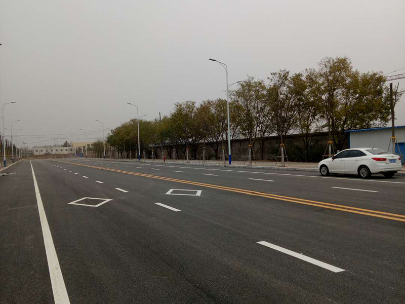 宋元瓷規(guī)劃二路道路、綠化及配套設施實景圖